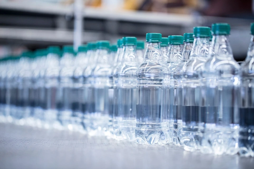 Bottling and packaging production line